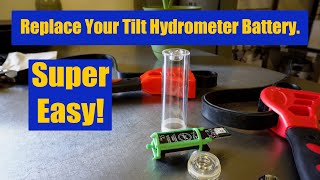 How to Replace the Tilt Hydrometer Battery Its Easy [upl. by Lecia548]