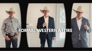 Formal WesternCowboy Clothes  THREE Outfit Examples [upl. by Drageruaeb]