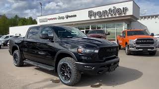 2025 Ram 1500 Rebel  Brilliant Black Crystal Pearl  Stock S1125 [upl. by Melisent509]