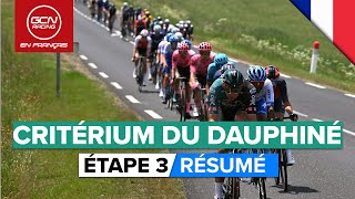 Critérium Du Dauphiné 2023 Résumé  Etape 3 [upl. by Libby531]