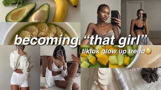 i tried becoming quotTHAT GIRLquot  TikTok glow up trend challenge [upl. by Katusha138]