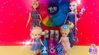 Elsa and Barbie’s Magical Surprise Spin for Elsa and Anna Toddlers [upl. by Colwen619]