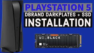 PlayStation 5  How To Install dbrand Darkplates  PS5 SSD Installation Guide  PS5 dbrand darkplate [upl. by Cory]