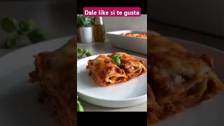 Lasagna roll lasagna food foodlover easy good shorts comida lasaña [upl. by Amathiste]