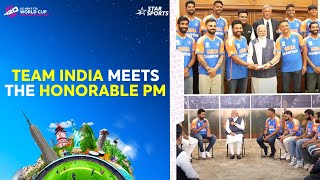 Team India meets the honorable Prime Minister to present the T20WorldCup [upl. by Coridon]