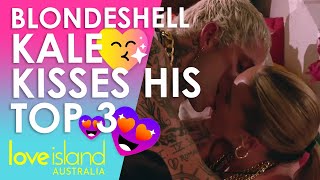 New bombshell Kale kisses his top three girls  Love Island Australia 2023 [upl. by Star]