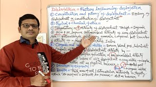 Microbiology 92  Disinfectant 05 Factors Influencing Disinfestation Process  Disinfectants [upl. by Ynttirb]