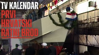 TV kalendar Prvi hrvatski ratni brod [upl. by Alicirp]