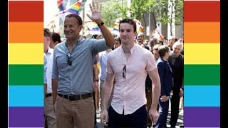 Openly Gay Irish PM Leo Varadkar Marches In MTL Pride Along w His Partner Dr Matthew Barrett [upl. by Cohlette407]