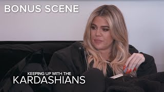 KUWTK  Khloé Kardashian Decides What to Do With Her Dogs Ashes  E [upl. by Cohligan752]