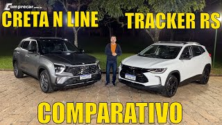 Comparativo Hyundai Creta N Line x Chevrolet Tracker RS [upl. by Ewer885]