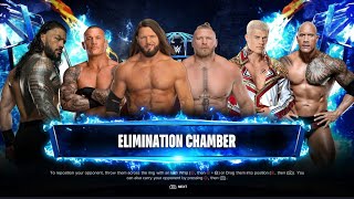 WWE 2K24  Elimination Chamber Match for Undisputed WWE Universal Championship [upl. by Blaise]