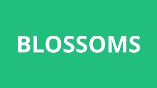 How To Pronounce Blossoms  Pronunciation Academy [upl. by Roice780]