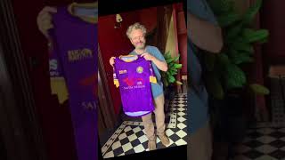 Welcome To The Other Wrexham Just Michael Sheen holding up our Shirt whilst getting the Yes Cymru [upl. by Asikal]