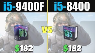 i59400F vs i58400 benchmarks [upl. by Appledorf]