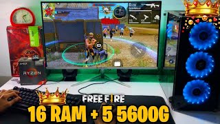 Liverpool Ryzen 5 5600g Without graphics 😟 Free Fire 1Vs1 GameplayNonstopGaming [upl. by Notnel]