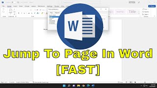 How to Jump to a Particular Page Number in Microsoft Word Tutorial [upl. by Alake]