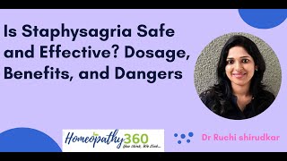 Is Staphysagria Safe and Effective Dosage Benefits and Dangers  Dr Ruchi shirudkar [upl. by Anni]