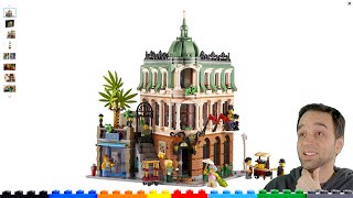 LEGO 2022 Modular Boutique Hotel revealed Pics amp thoughts [upl. by Marlen743]