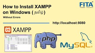 How to install XAMPP on windows 10 or 11 in tamil [upl. by Sonny]