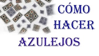 BELENISMO  Cómo hacer unos falsos azulejos [upl. by Amjan]