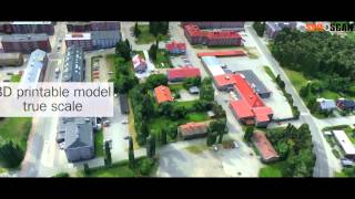 3D animation flyover  UAV photogrammetry  Drone [upl. by Eillam754]