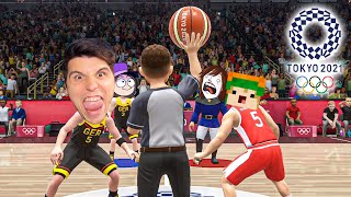 Vier YOUTUBER spielen Basketball bei Olympia 2021 in Tokyo [upl. by Ylram]