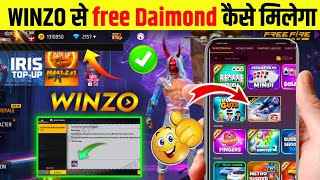 Winzo App Se Free Fire Main Diamond Kaise Le How To Use Winzo Aap 2022 Diamond Top Up Kaise Kare [upl. by Llennahc]