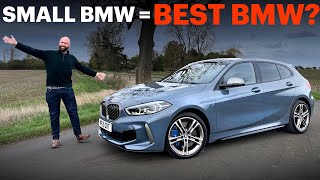 2022 BMW 1 Series M135i review  does the AClass do it all better [upl. by Johppa]