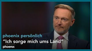 phoenix persönlich Bundesfinanzminister Christian Lindner zu Gast bei Anke Plättner [upl. by Lauritz563]