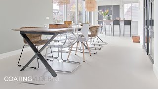 Gietvloer Betonlook te Gorinchem  Coatingvloernl [upl. by Josy]