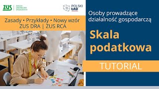 Działalność gospodarcza  skala podatkowa  tutorial Polski Ład [upl. by Whipple]