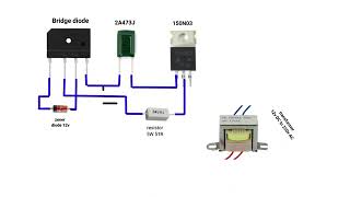 How to make 220v AC inverter  turn diode and MOSFET into a powerfull inverter inverter​ [upl. by Lavicrep]