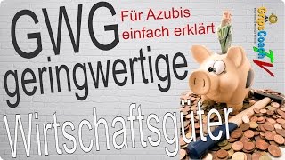 GERINGWERTIGE WIRTSCHAFTSGÜTER ✅ einfach erklärt GWG ⭐ GripsCoachTV [upl. by Enelyt345]