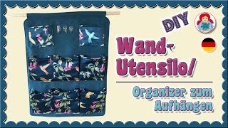 DIY  WandUtensilo Organizer zum Aufhängen • Sami Dolls Tutorials [upl. by Meunier]