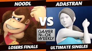 GNW 4 Losers Finals  Noodl Donkey Kong Vs Adastran Wii Fit Trainer Smash Ultimate  SSBU [upl. by Serg]