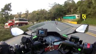 Kawa Ninja 300 Bogota  Melgar pulsar 200NS [upl. by Ariaes]