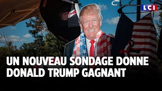 Élections américaines  Trump donné gagnant dans un nouveau sondage｜LCI [upl. by Chew]