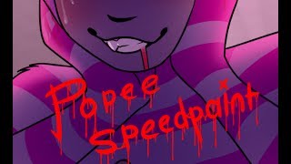 TADAA  A Popee the Performer Speedpaint GORE WARNING [upl. by Yecniuq]