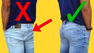 How Jeans Should Properly Fit  AVOID Looking Like A Sauasage [upl. by Shoshana]