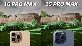 iPhone 16 Pro Max vs iPhone 15 Pro Max Camera Test [upl. by Llecram818]