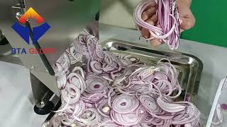 Commercial Electric Vegetable Slicer Machine Garlic Onion Ginger Slicer Machine [upl. by Mcneil]