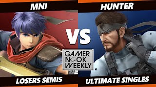 GNW 7 Losers Semis  MNI Ike Vs Hunter Snake Smash Ultimate  SSBU [upl. by Lleynad]