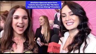 quotDeputyquot Star Valeria Jauregui Interview With Alexisjoyvipaccess  My Hero Academia Heroes Rising [upl. by Afrikah]