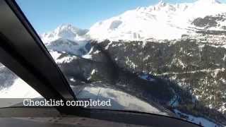 Sarntal to Courchevel 211 NM Quest Kodiak 100 [upl. by Asreht]