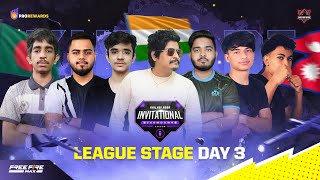 Khiladi Adda Invitational Showdown S6 • League Stage D3 • FT HH GG HIND AE IND vs BD vs NEP [upl. by Gilbert]