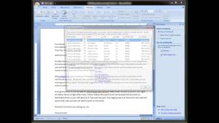 Microsoft Word 2007 Mail Merge for Windows 7 [upl. by Erasmus]