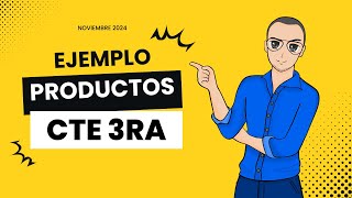 Ejemplo de PRODUCTOS para la tercera sesión de Consejo Técnico Escolar Noviembre 2024 [upl. by Utley428]