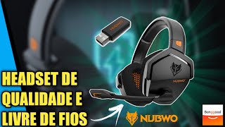 Análise do Headset sem fio NUBWO G06 [upl. by Anassor]