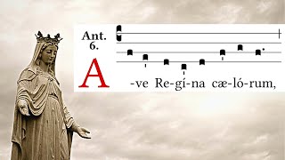 Ave Regina caelorum Simple tone Marian antiphon compline [upl. by Kared814]